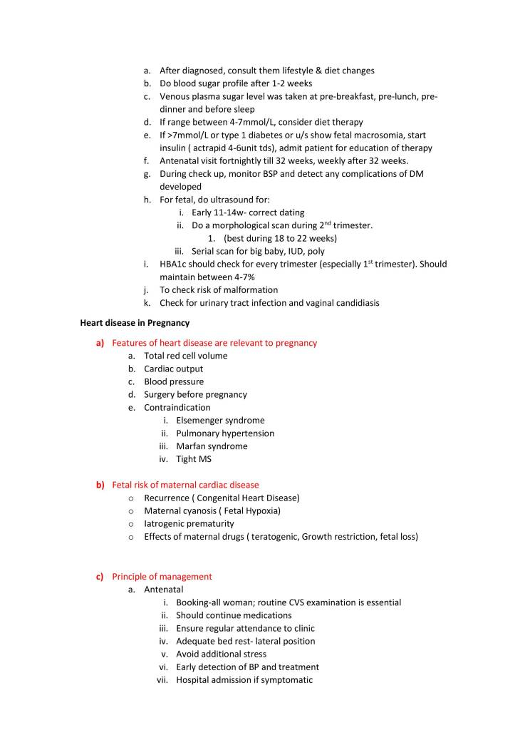 Obstetric And Gynaecology - Notes - MyPrivateTutor Malaysia