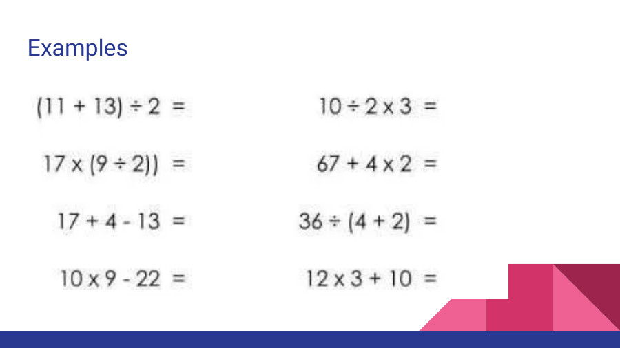 BODMAS Using Brackets PowerPoint Slides MyPrivateTutor Malaysia